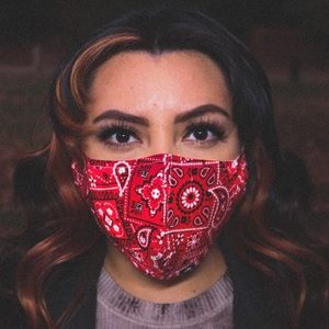❤️Red Bandana Reusable Face Mask❤️